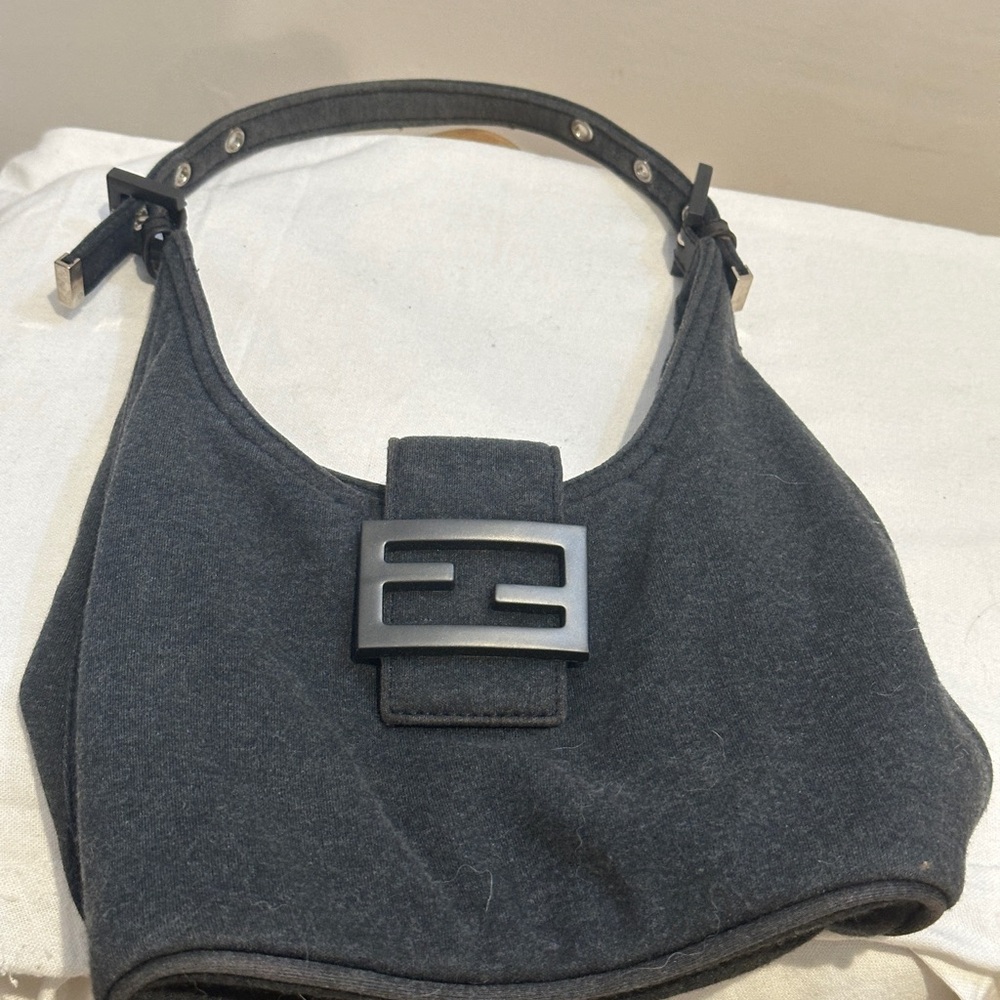 Fendi Gray Shoulder Bag